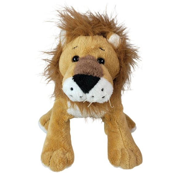 Webkinz Lion Plush Brown Caramel Stuffed Animal Beans In Paws Ganz No Code HM175 - Picture 2 of 12